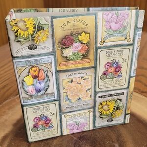 VTG Flower Seed Packets Photo Album 4 x 6